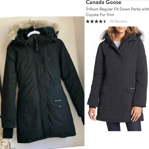 Canada Goose Jackets & Blazers - 🎉HP 🎉 Canada Goose Trillium Black Down Parka XXS